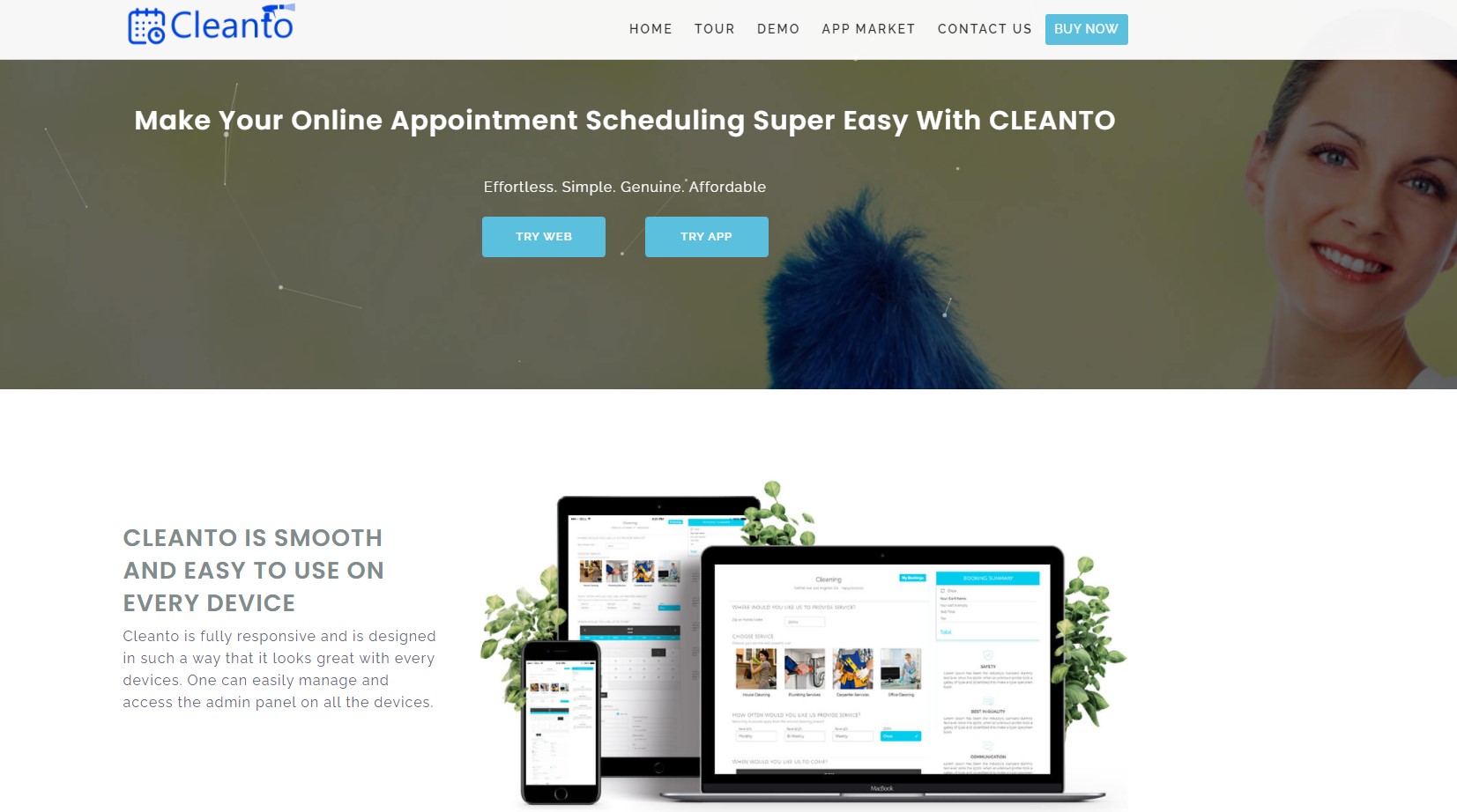 Cleanto cleaning service booking plugin wordpress