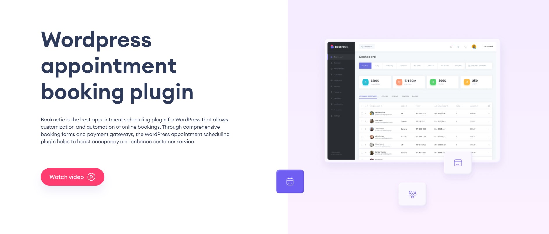 Terminbuchungs-Plugin für persönliche Trainer