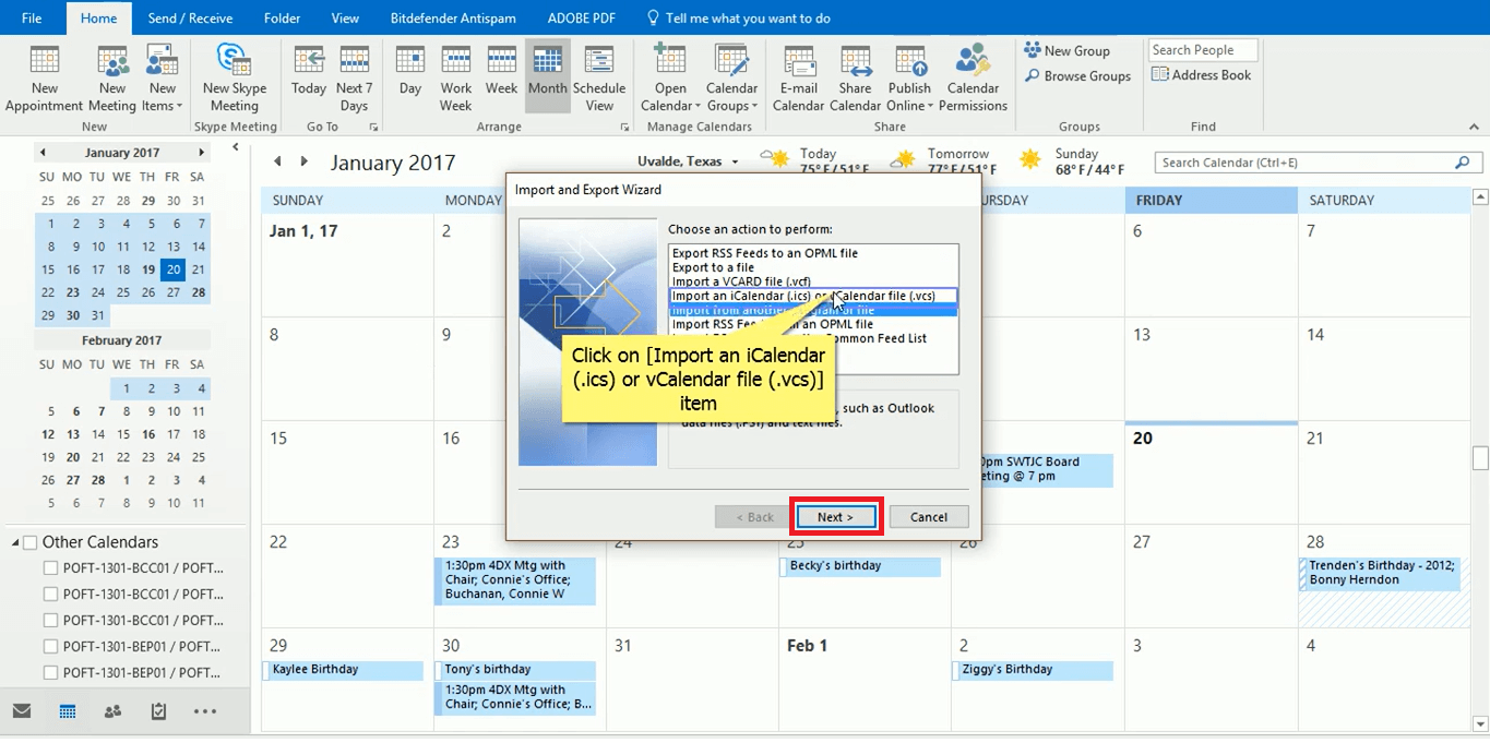 How to sync Google Calendar with Outlook