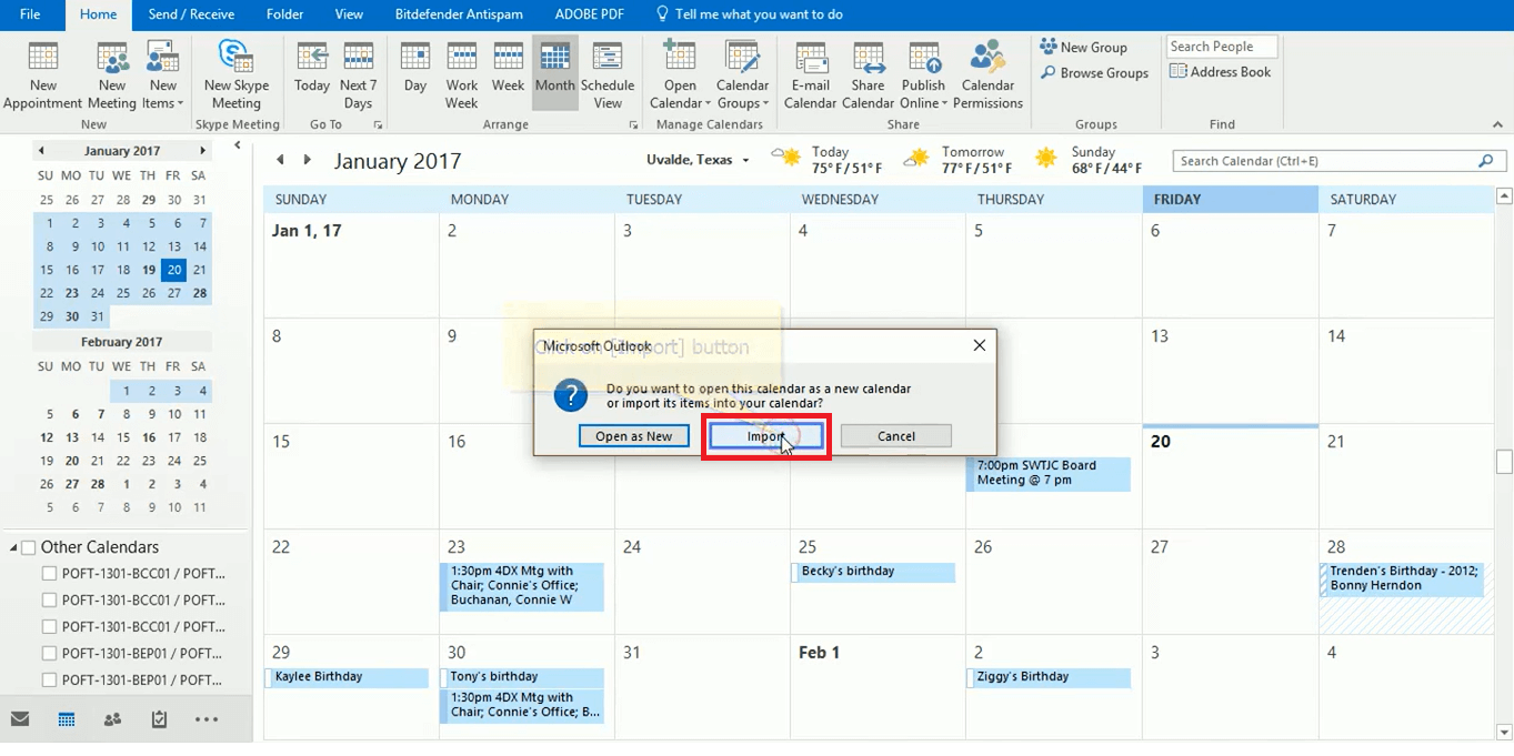 How to sync Google Calendar with Outlook