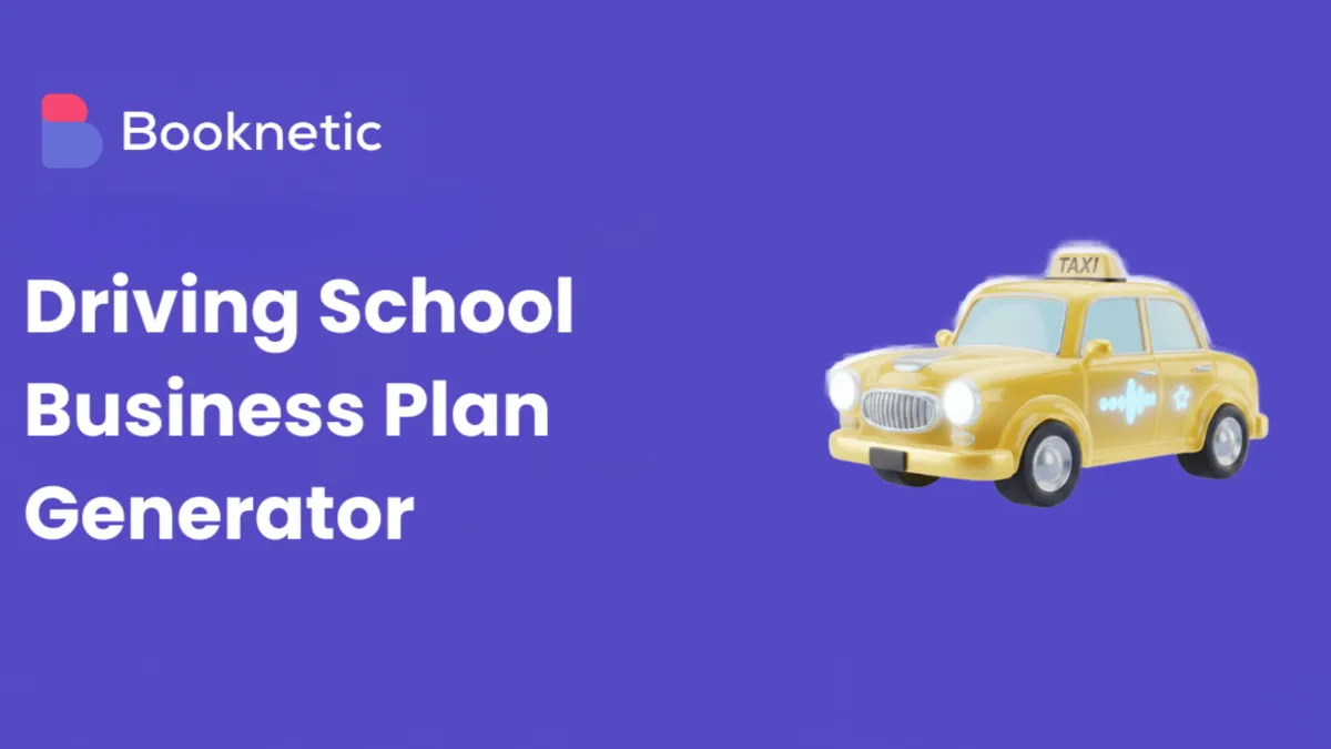 Driving School Business Plan Generator and Customization