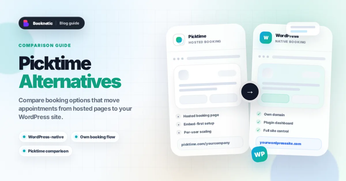 7 Beste Picktime Alternativen für WordPress in 2026 (im Vergleich)