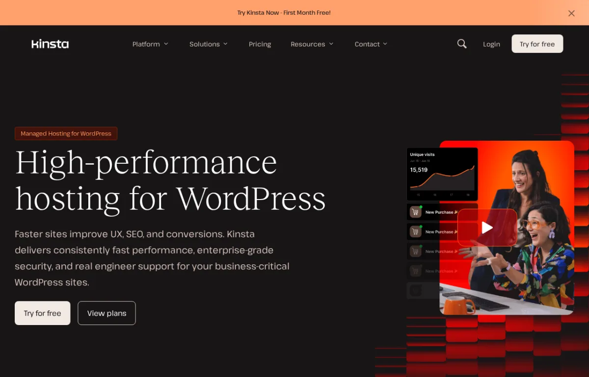 Funciones de WordPress en Kinsta