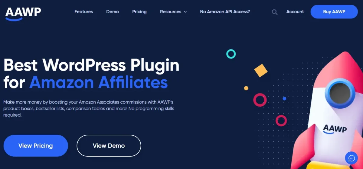 AAWP WordPress plugin homepage