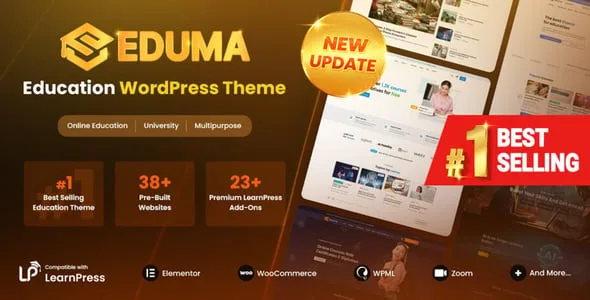 Eduma Education WordPress Theme preview