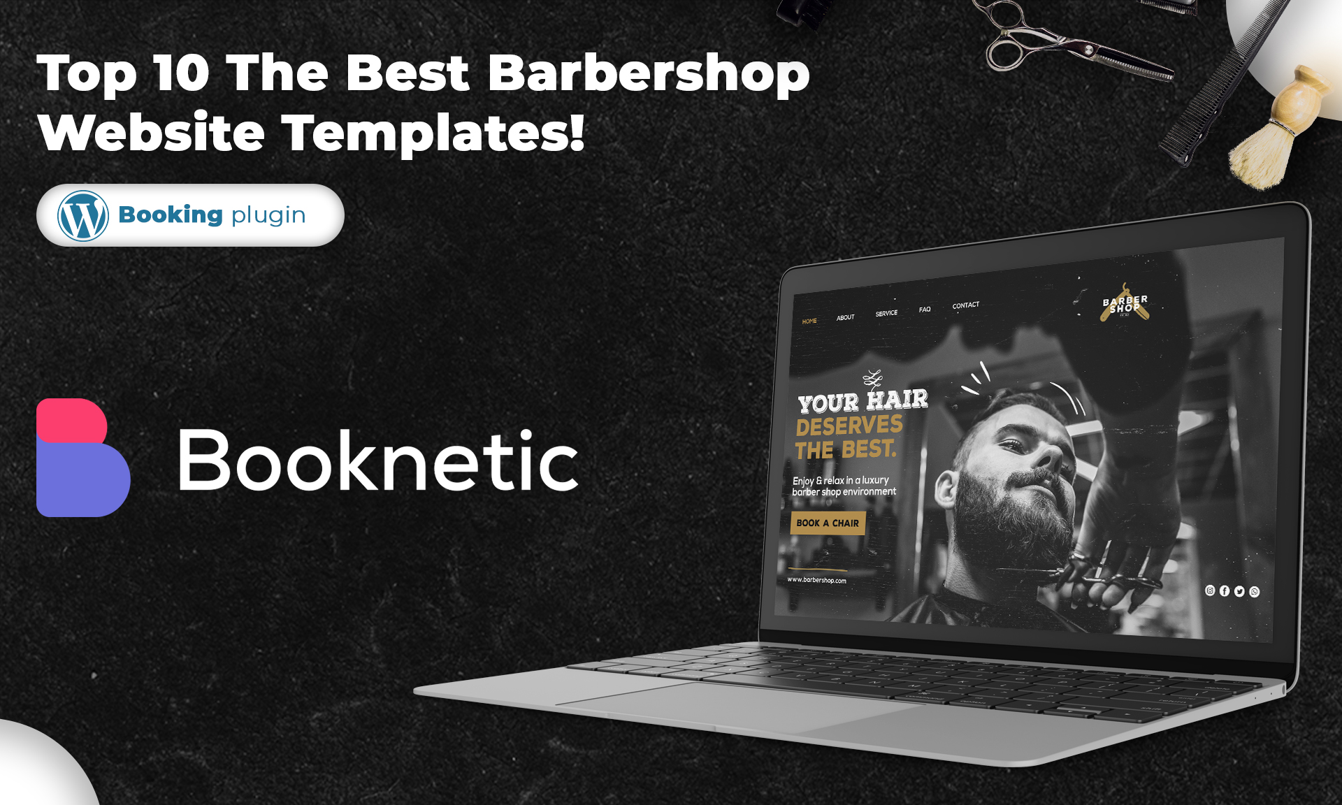 Top 10 The Best Barbershop Website Template Examples